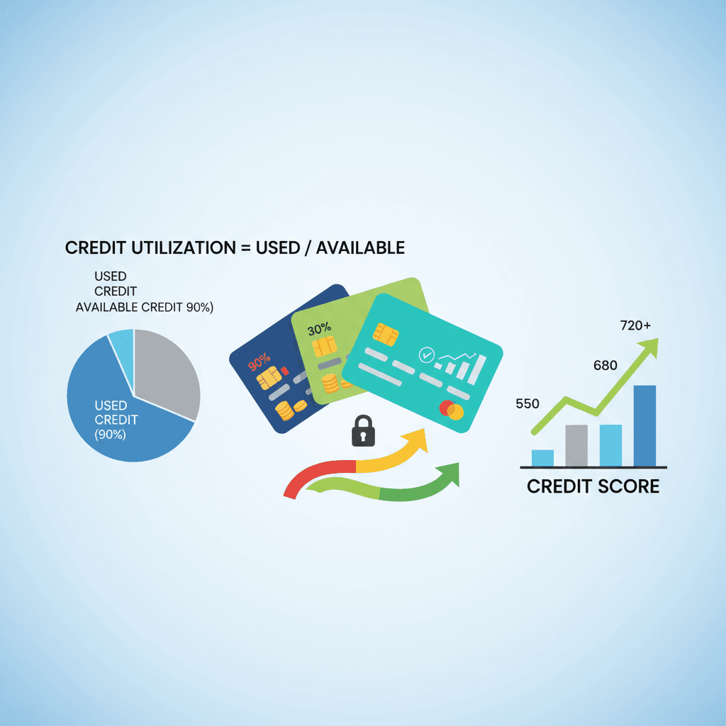 Hero image on credit utilization tips