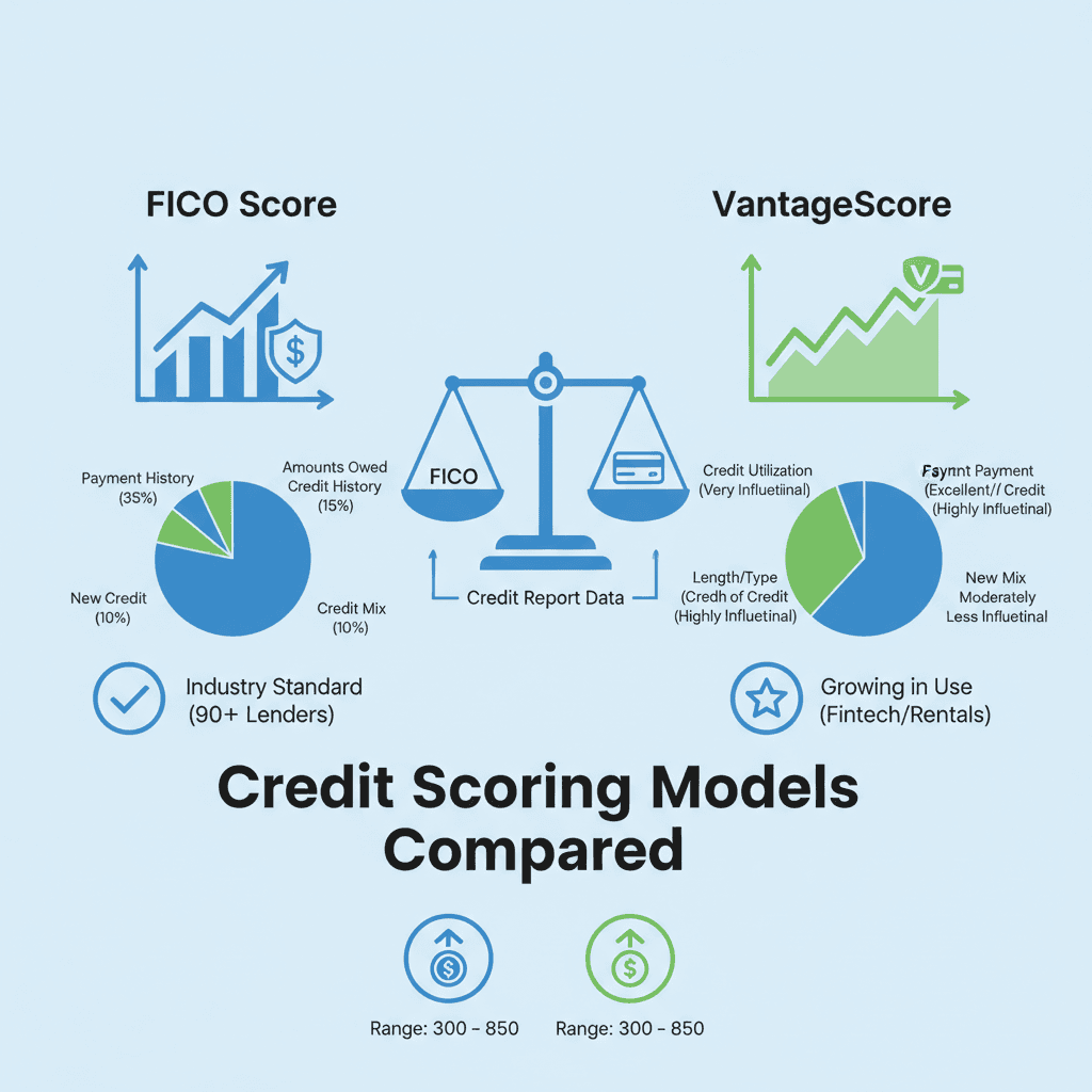 FICO vs VantageScore comparison